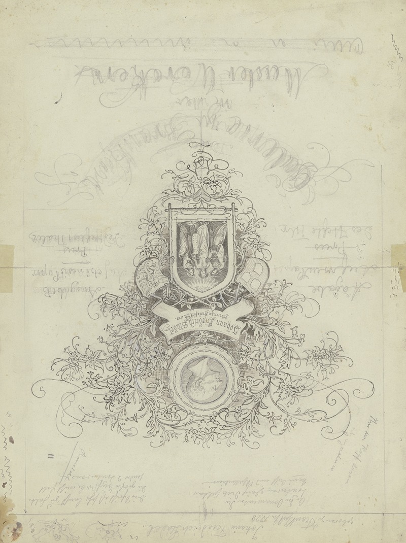 Widmung für Johann Friedrich Städel — Anton Burger