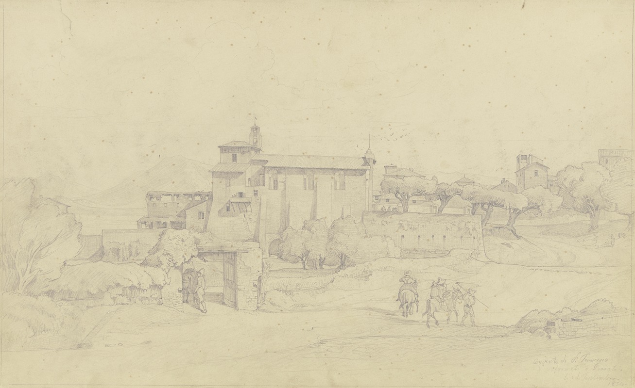 Das Kloster S. Francesco bei Frascati — August Lucas