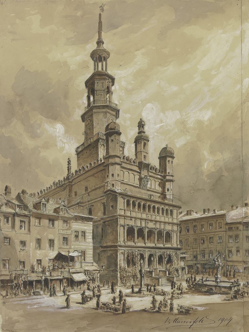 Town hall of Posen — Bernhard Mannfeld