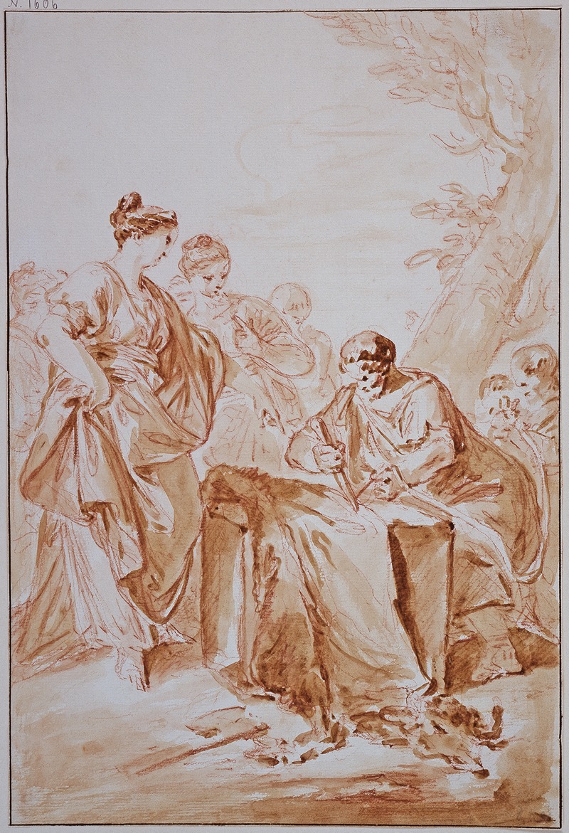 Founding of Carthage by Bernhard Rode — digital art print download