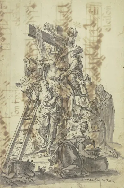 The Deposition of the Cross by Bernhard von Neher the elder, 1779 — digital art print download