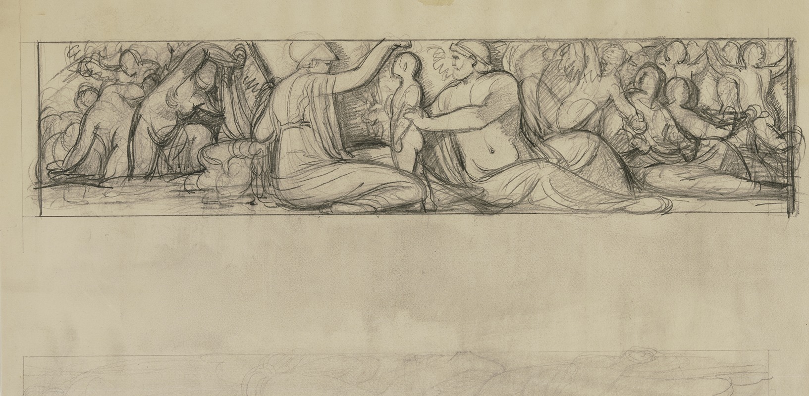 Prometheus und Athena erschaffen den Menschen — Bernhard von Neher the younger