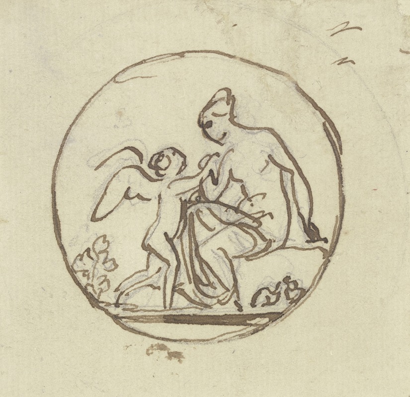 Venus and Cupid by Bertel Thorvaldsen — digital art print download