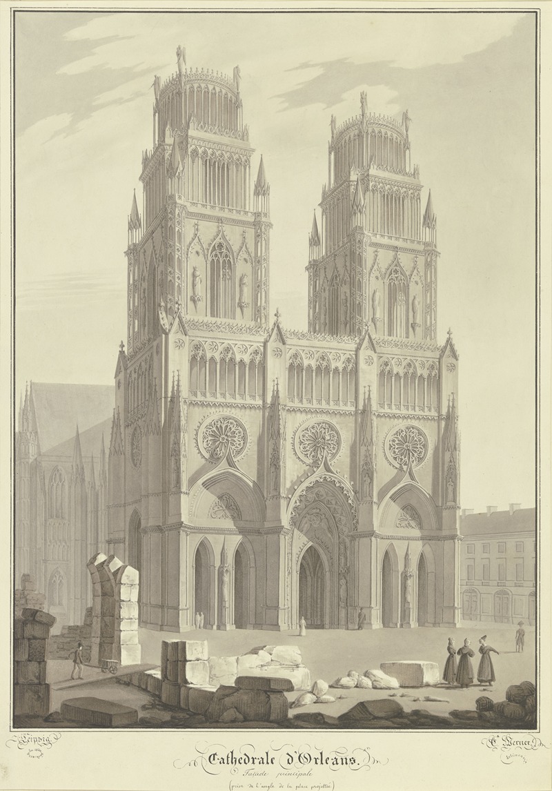 Die Kathedrale Sainte-Croix d’Orléans — Carl Friedrich Heinrich Werner