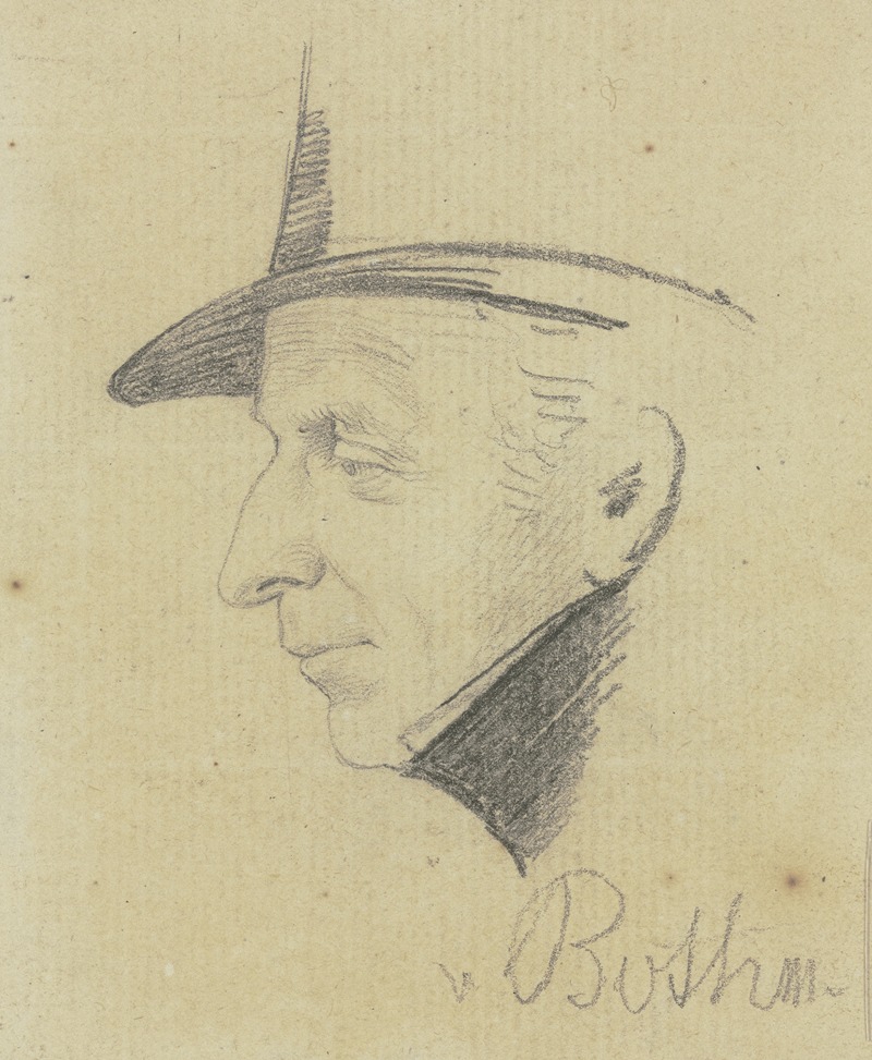 Portrait of Bothmer by Карл Хофф — digital art print download