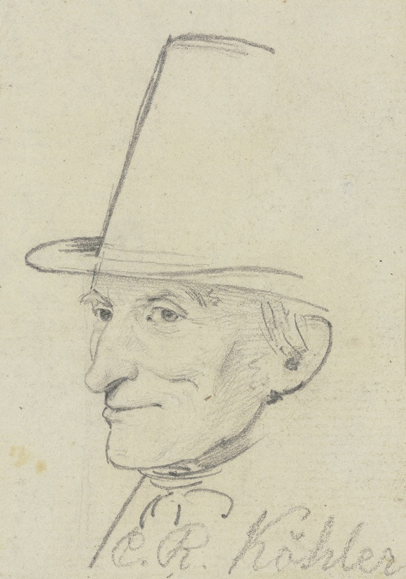 Portrait of E. R. Köhler — Carl Hoff