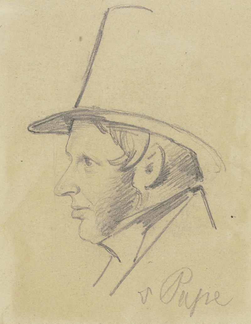 Portrait of Pape — Carl Hoff