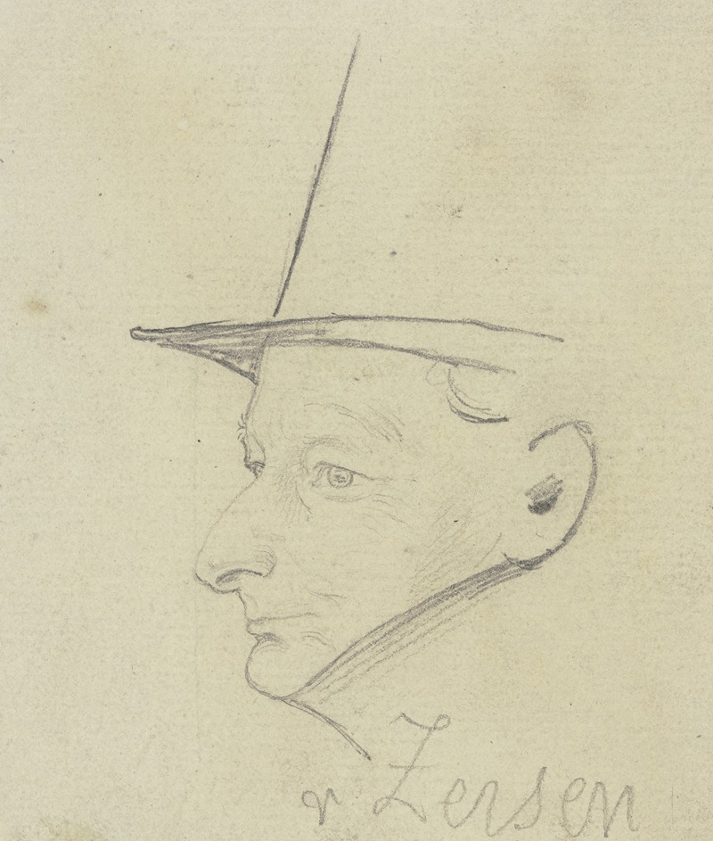 Portrait of Zersen — Карл Хофф