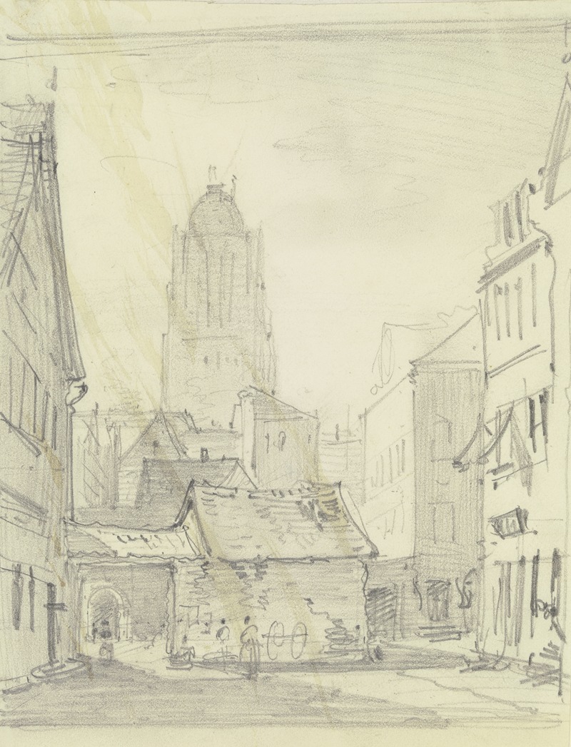 Die Fleischgasse in Frankfurt am Main — Carl Morgenstern