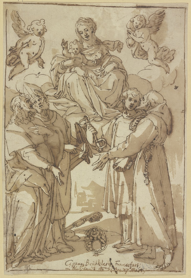 Sacra Conversazione by Caspar Beutler — digital art print download