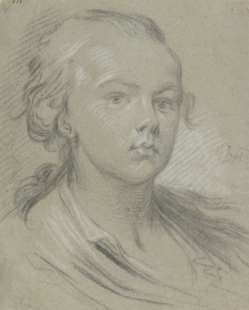 Bildnis des Anton Raphael Mengs by Christian Leberecht Vogel — digital art print download