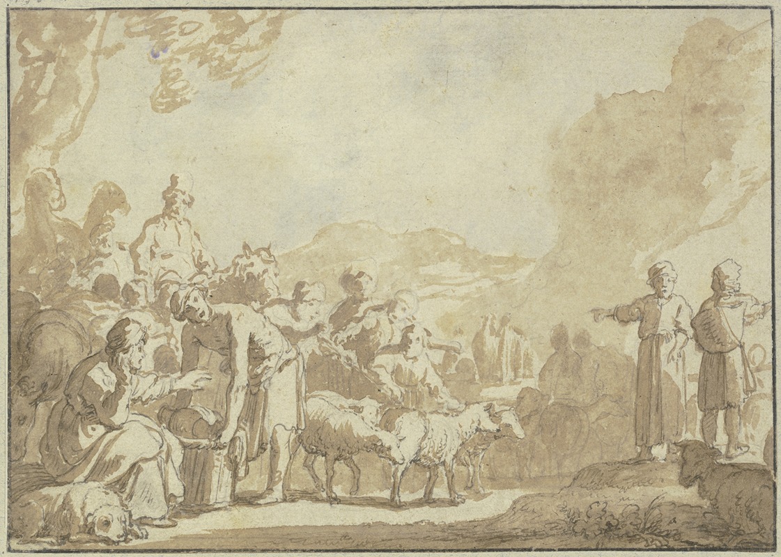 Abraham und Lot trennen sich — Claes Cornelisz. Moeyaert