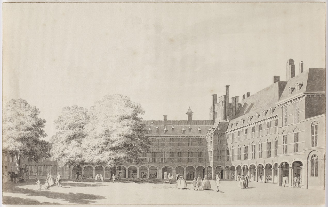 Der 'Binnenhof' in Den Haag — Cornelis Pronk