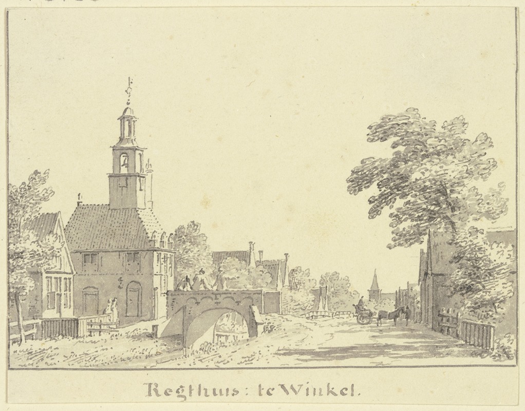 Regthuis te Winkel by Корнелис Пронк — digital art print download