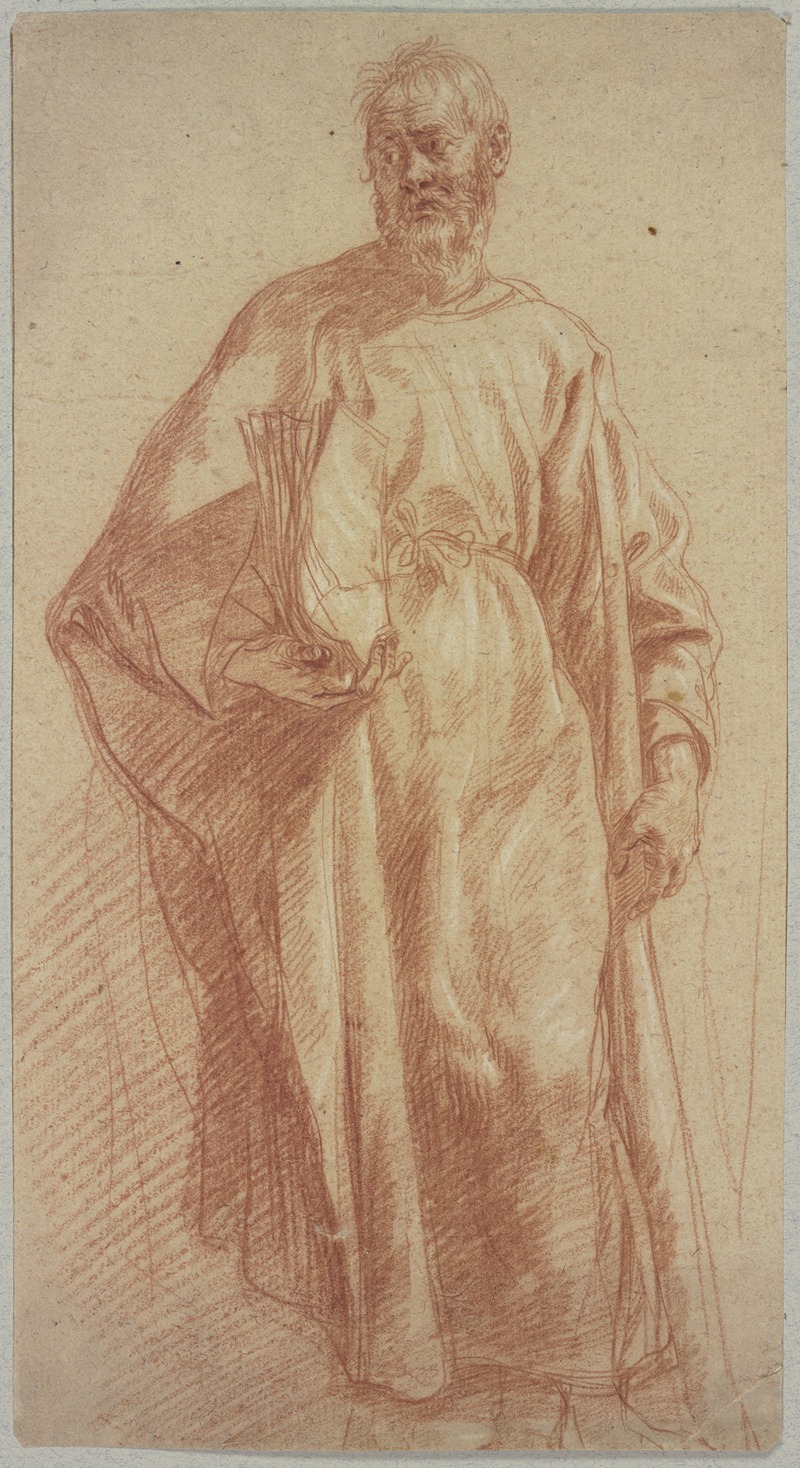 Stehender bärtiger Mann mit Buch by Cornelis van den Berg — digital art print download
