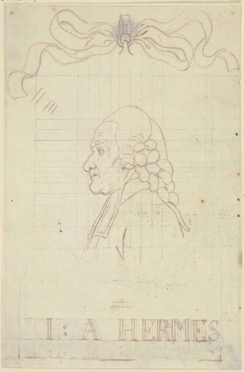 Bildnis des Johann August Hermes — Daniel Nikolaus Chodowiecki
