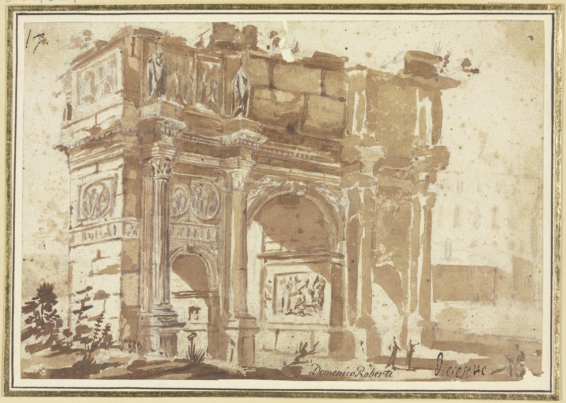 Arch of Constantine in Rome — Domenico Roberti