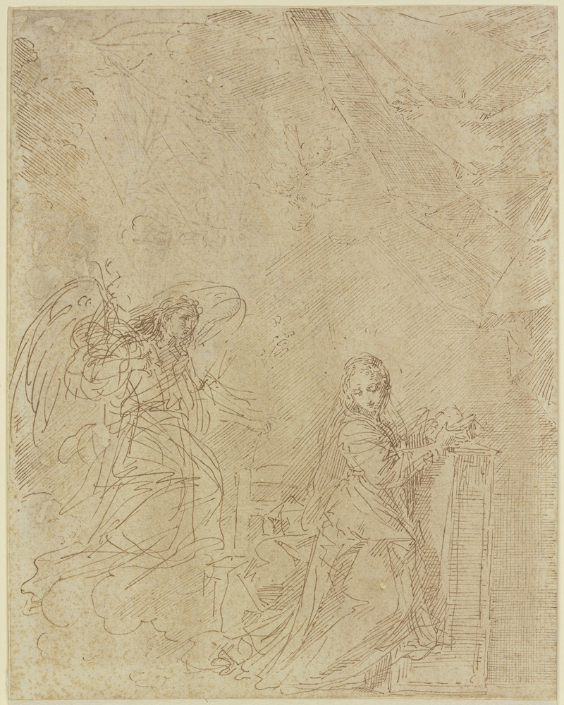 The Annunciation by Донато Крити — digital art print download