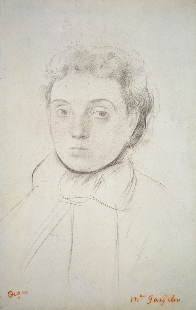 Bildnis Joséphine Gaujelin — Edgar Degas
