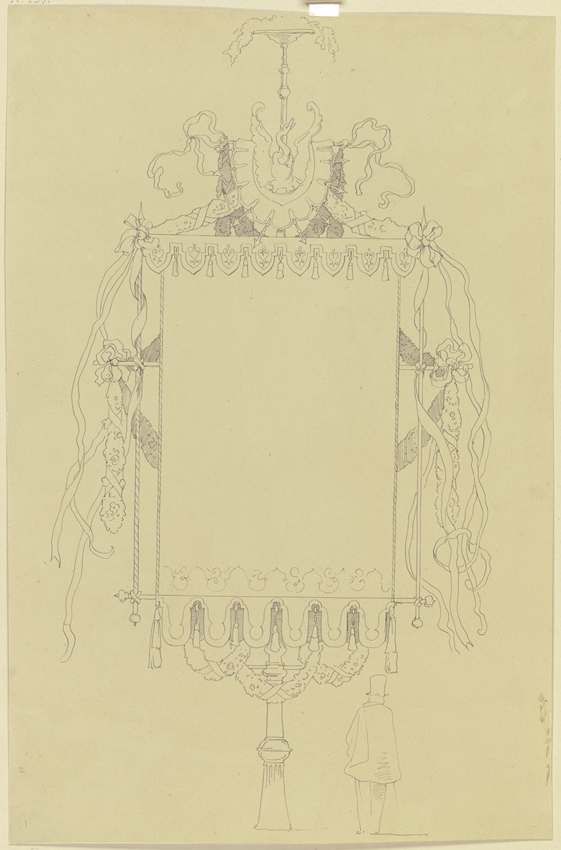 Banner decoration by Эдуард фон Штайнле, 1849 — digital art print download