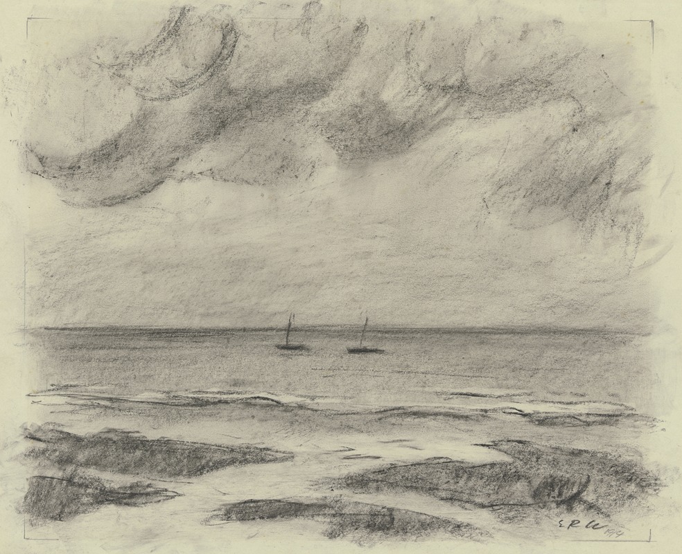 View of the sea — Emil Rudolf Weiss
