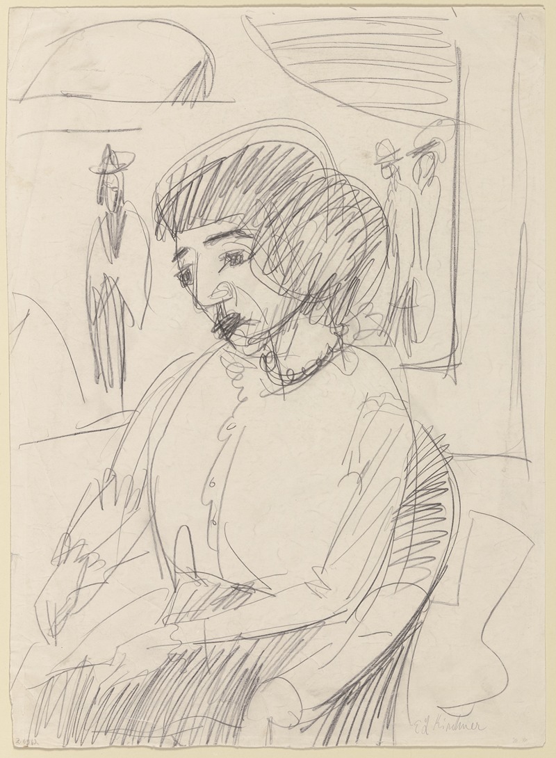 Bildnis einer Frau im Sessel — Ernst Ludwig Kirchner