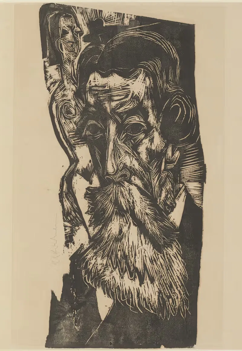 Head of Ludwig Schames — Ernst Ludwig Kirchner