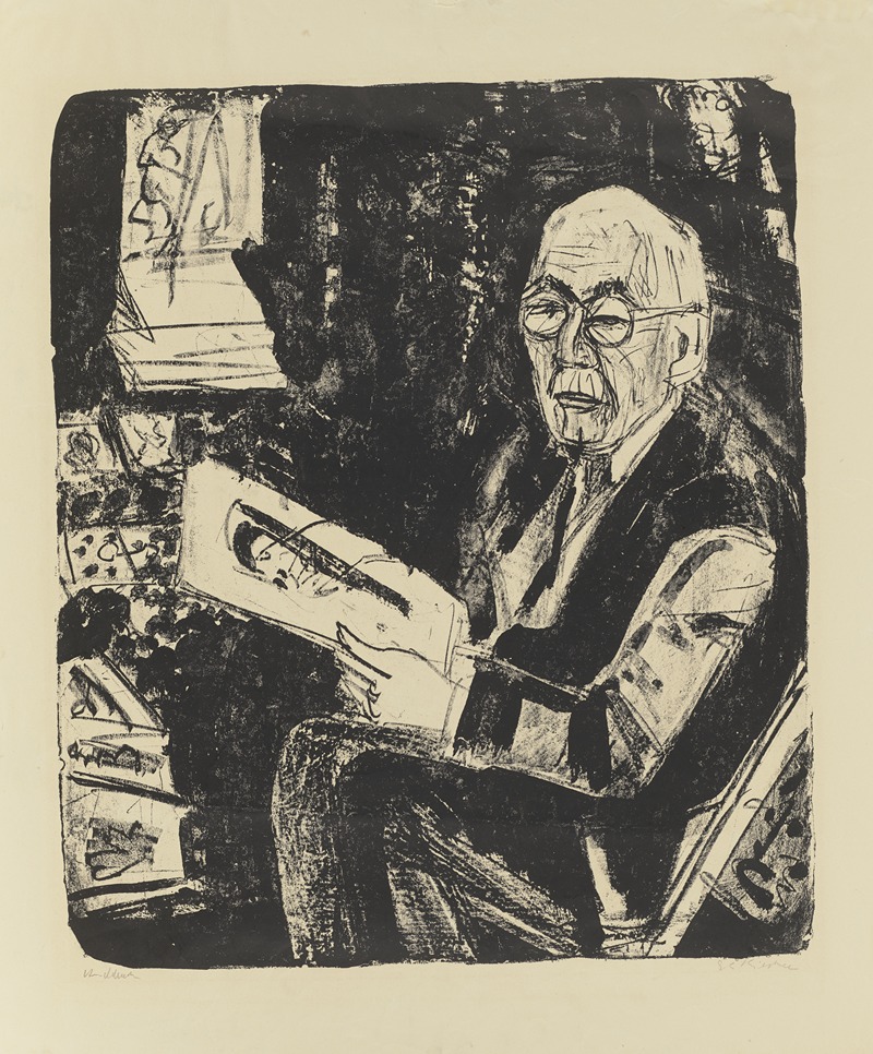 Шиффлер by Эрнст Людвиг Кирхнер, 1922 — digital art print download