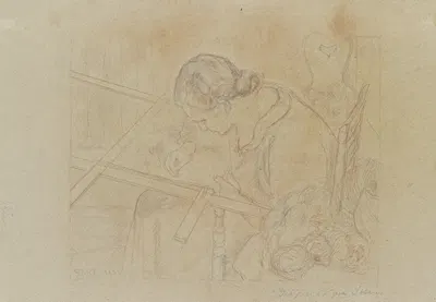 Gräfin Solms, Teppich wirkend by Феликс Клипштейн, 1933 — digital art print download