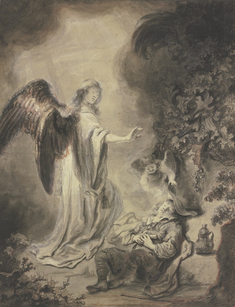 Der Engel erscheint Jacob im Traume by Фердинанд Бол — digital art print download