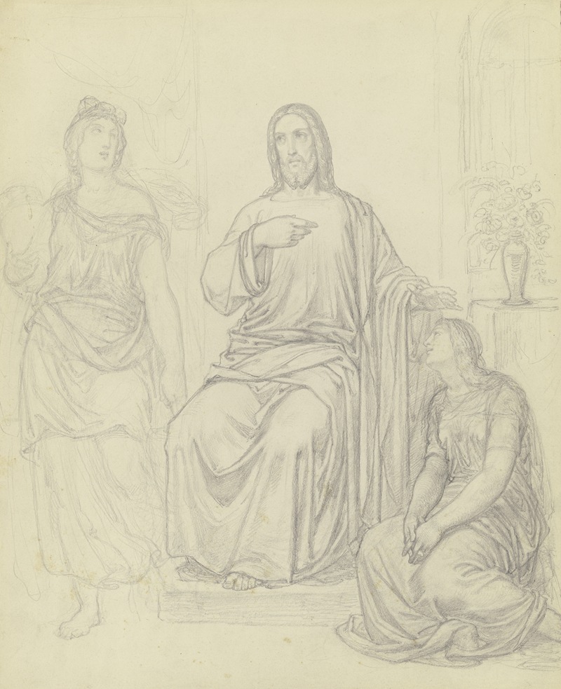 Christus bei Maria und Martha — Фердинанд Фелльнер