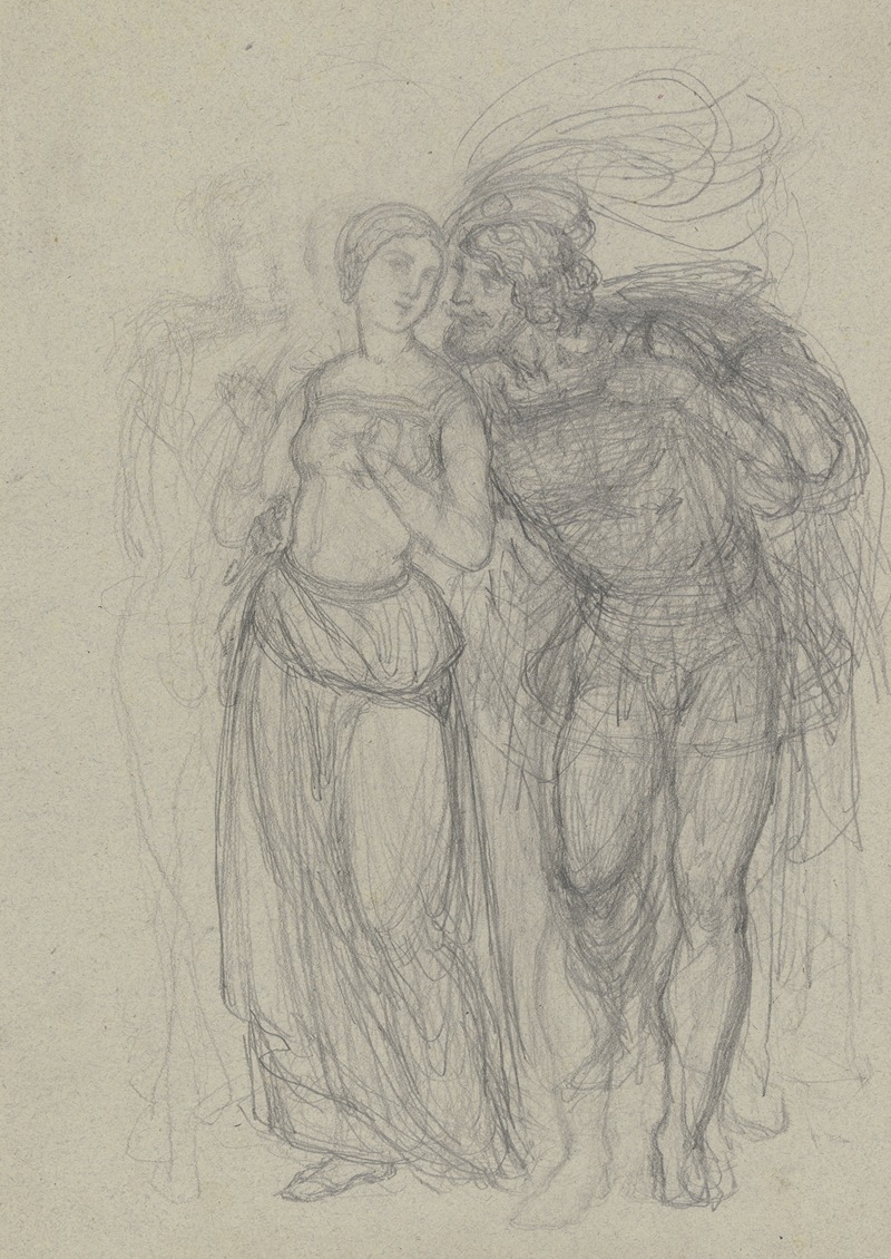 Faust und Gretchen 2 by Фердинанд Фелльнер — digital art print download