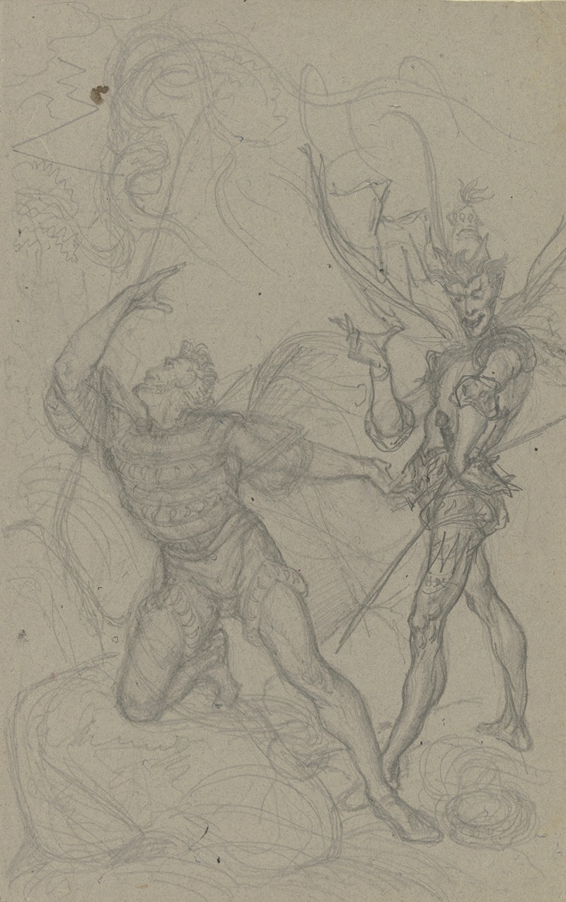 Faust und Mephisto auf dem Brocken — Ferdinand Fellner