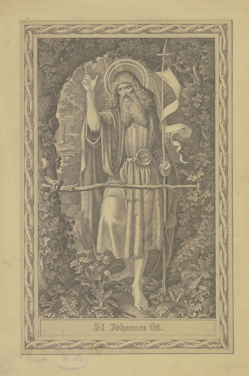 John the Baptist by Фердинанд Фелльнер — digital art print download