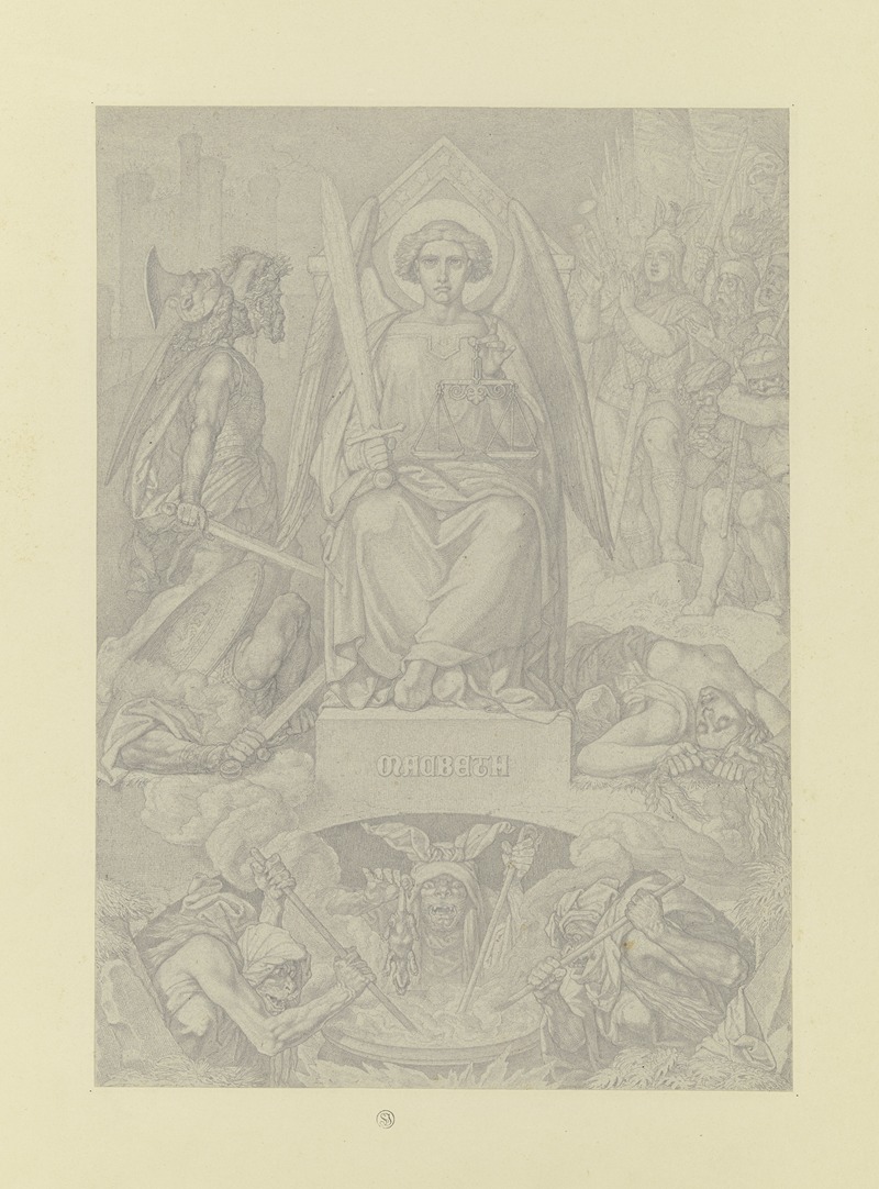 Title page for Macbeth by Фердинанд Фелльнер — digital art print download