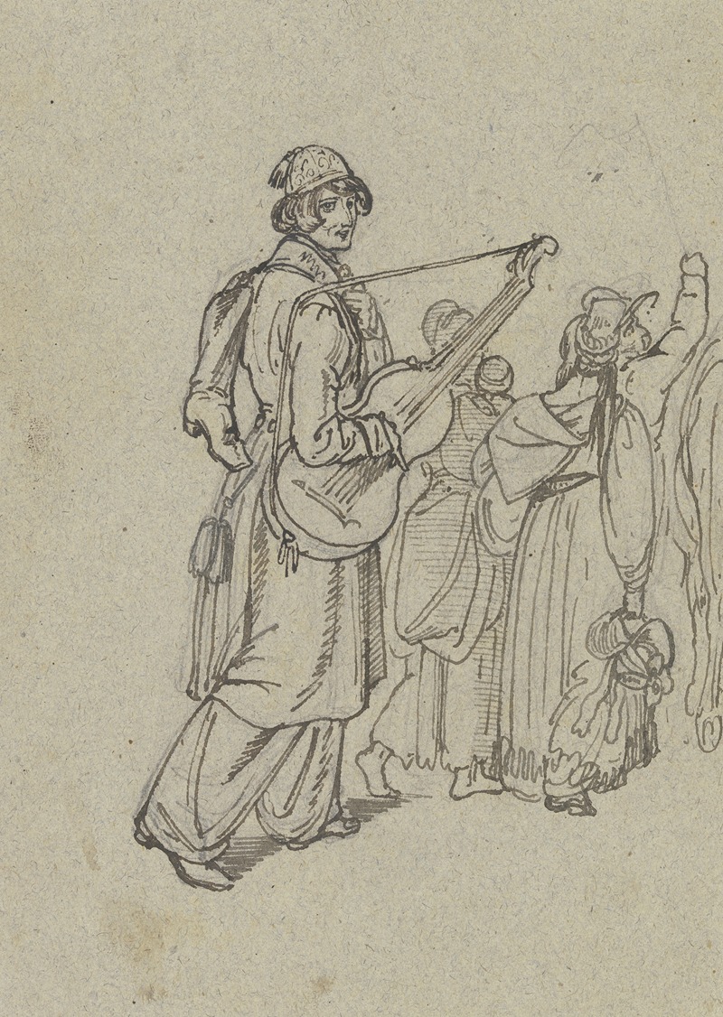 Touring musicians by Ferdinand Fellner — digital art print download