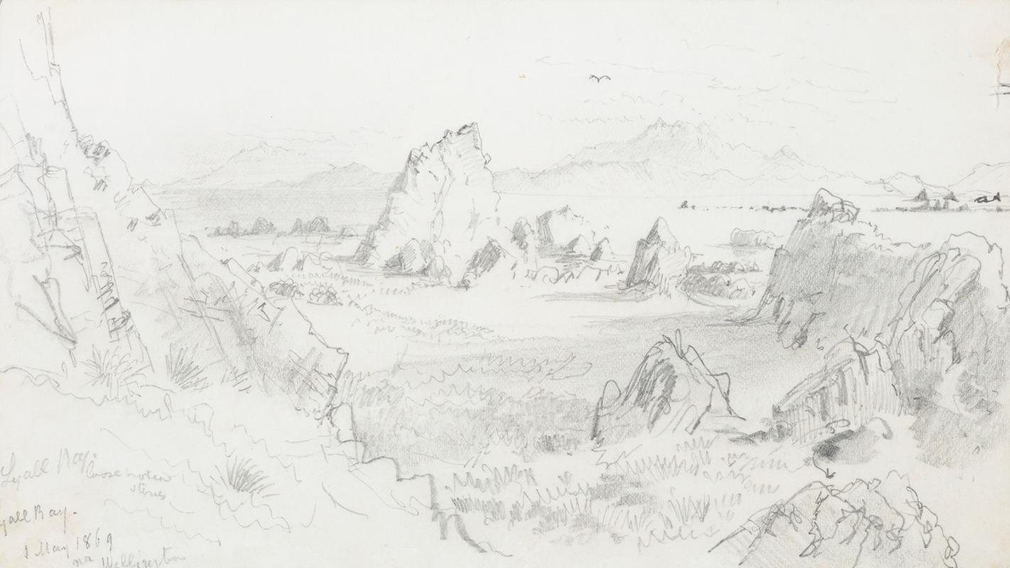 Lyall Bay near Wellington — Nicholas Chevalier