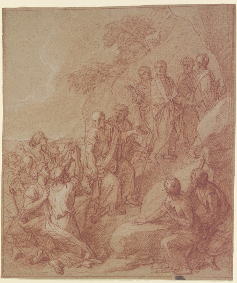 Appointing of the apostles by François-Alexandre Verdier — digital art print download