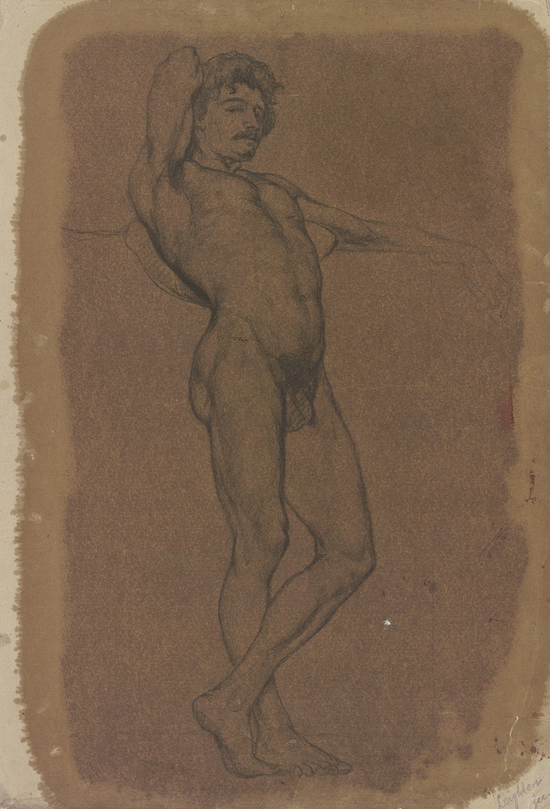 Male nude by Фредерик Лейтон — digital art print download