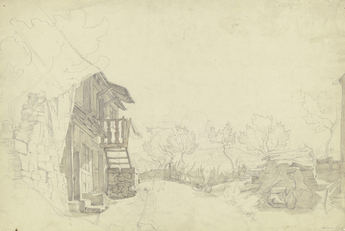 In Steinau by Фридрих Карл Хаусманн, 1843 — digital art print download