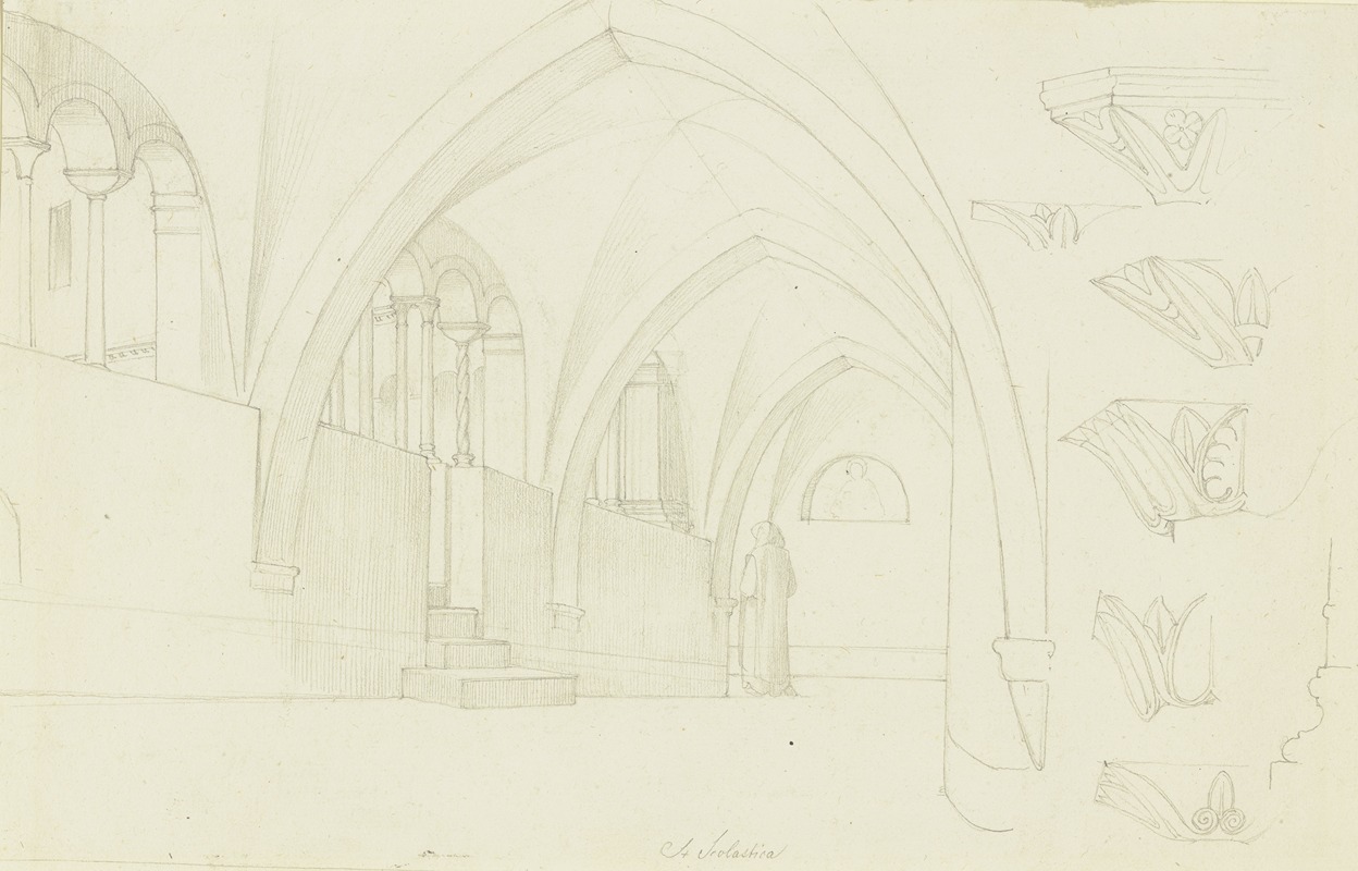 Das Kloster Santa Scolastica bei Subiaco — Fritz Bamberger