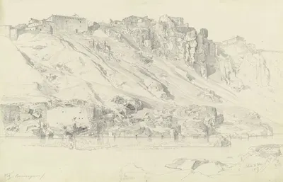 Toledo by Фриц Бамбергер, 1857 — digital art print download
