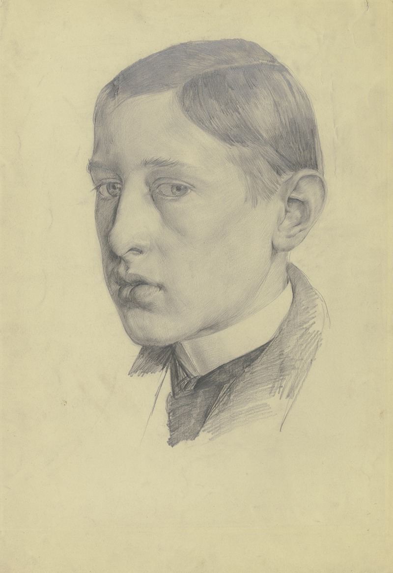 Head of a young man — Fritz Boehle