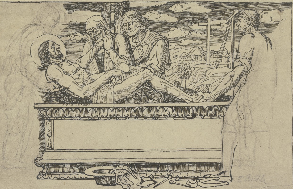 Entombment of Christ — Fritz Boehle