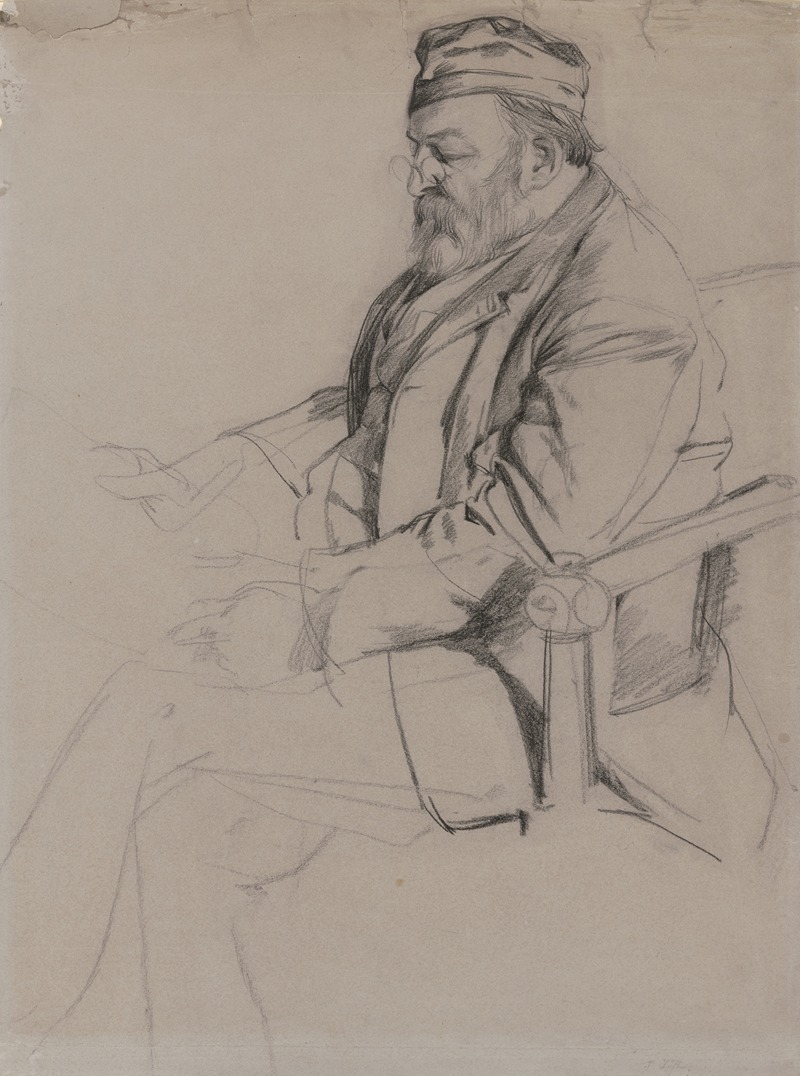 Bildnis des Malers Jakob Wick — Fritz Boehle