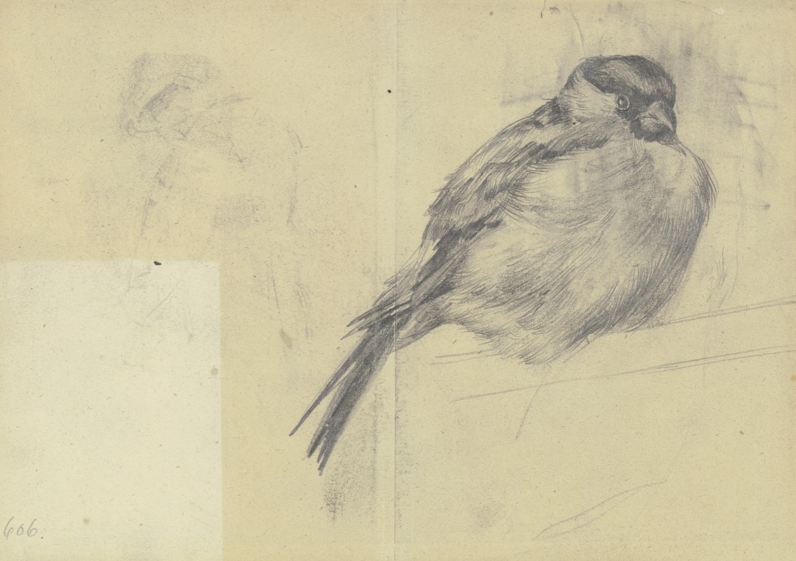 Singing bird by Фриц Бёле — digital art print download