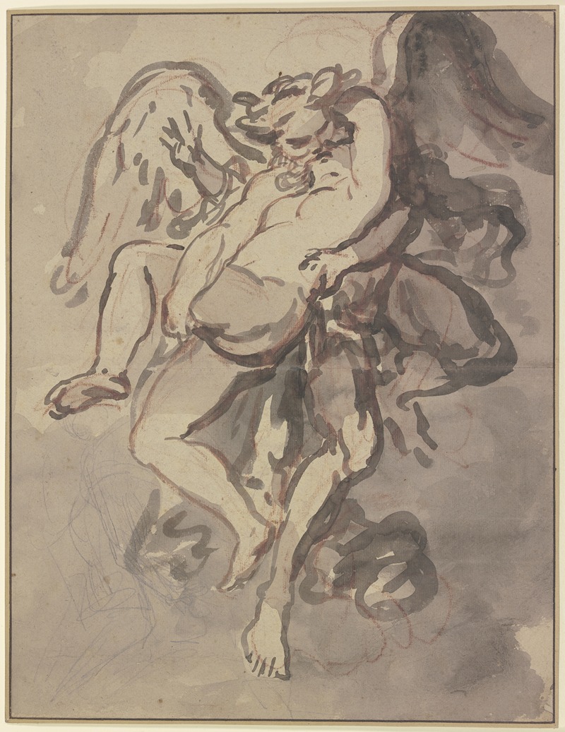 Die Entführung der Oreithyia durch Boreas — Gabriel-François Doyen