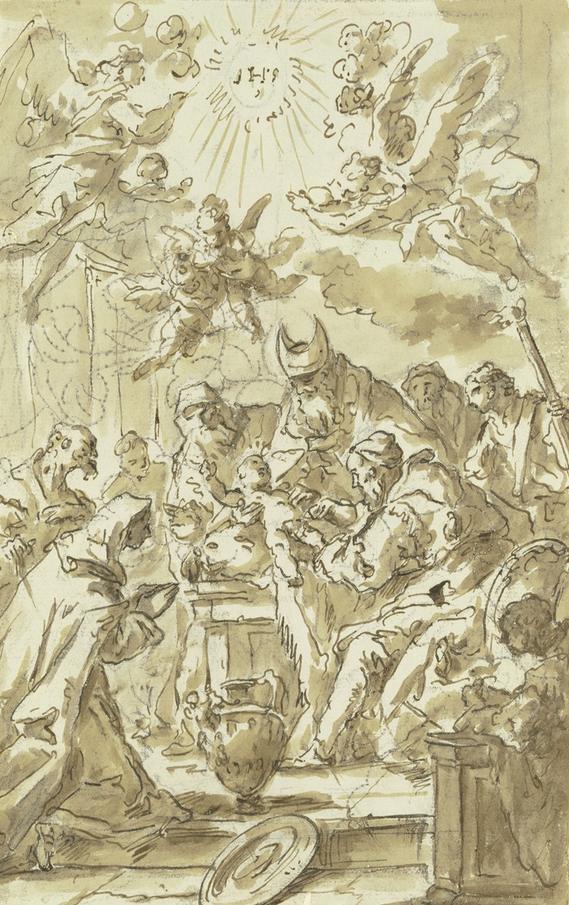 Circumcision of Christ by Gaspare Diziani — digital art print download