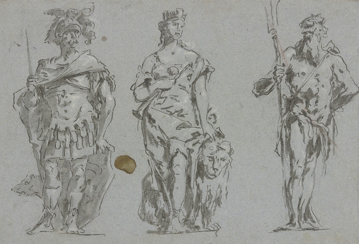 Mars, Venezia und Neptun — Gaspare Diziani