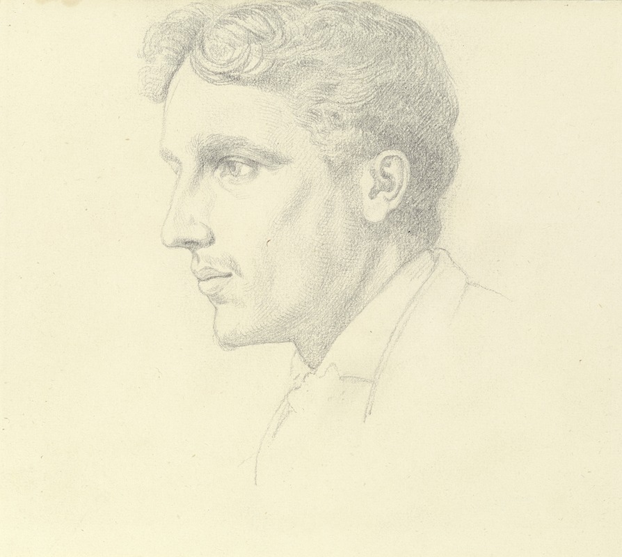 Bildnis des Künstlers Louis Eysen — Georg Christian Wecker